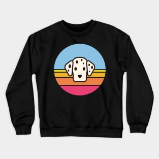 Sunset Walk with my Dalmatian Crewneck Sweatshirt